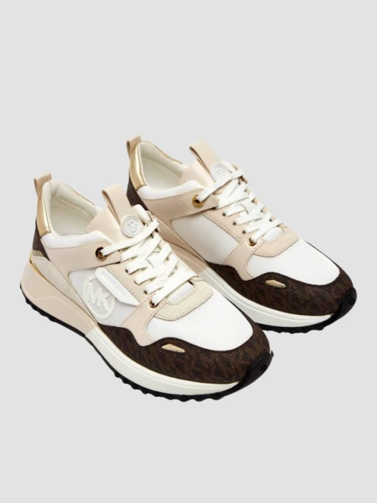 Zdjęcie produktu MICHAEL KORS Białe sneakersy damskie Theo Trainer, Rozmiar 37, 5