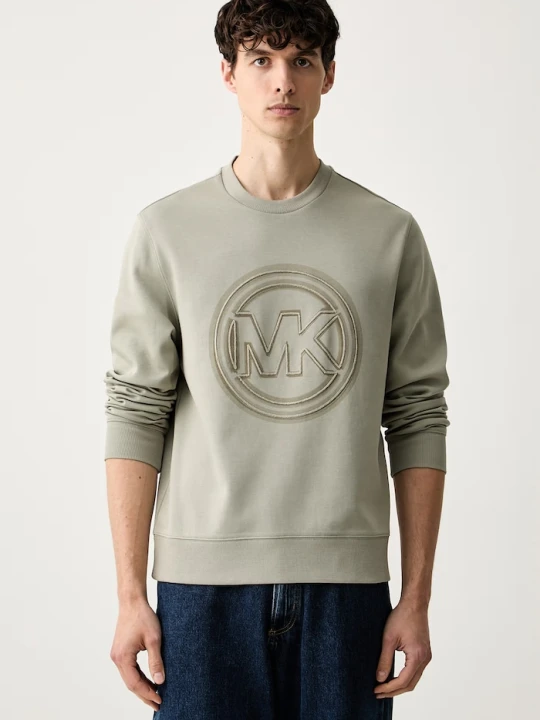 Zdjęcie produktu Michael Kors bluza męska z bawełną zielony