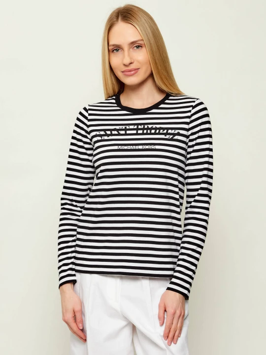 Zdjęcie produktu Michael Kors Bluzka ST. Tropez Classic | Regular Fit czarny