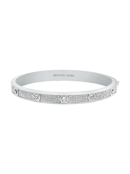 Zdjęcie produktu Michael Kors bransoletka damska mosiężna z cyrkonią srebrny