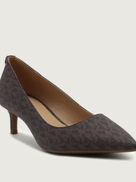 Zdjęcie produktu Michael Kors Czółenka ALINA FLEX KITTEN PUMP | z dodatkiem skóry brązowy
