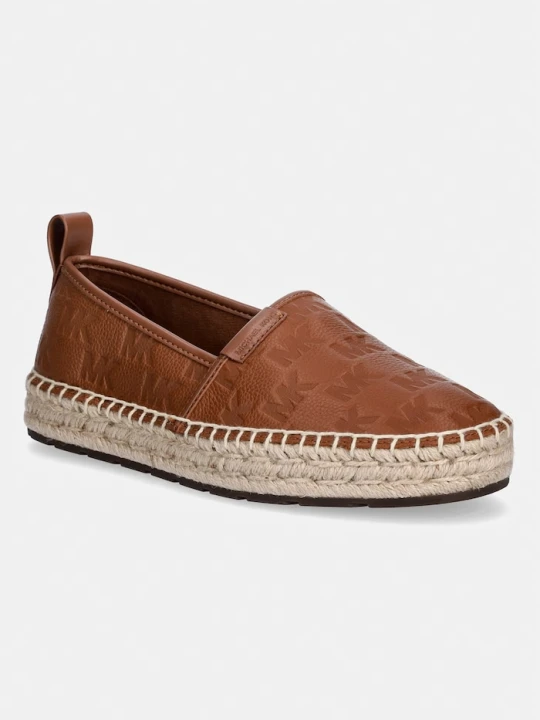 Zdjęcie produktu Michael Kors espadryle męskie skórzane Elias Espadrille brązowy