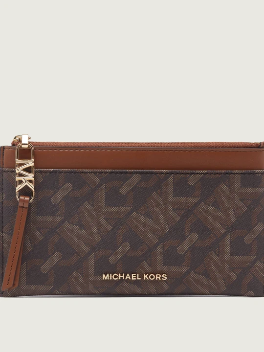 Zdjęcie produktu Michael Kors Etui na karty LG ZIP brązowy