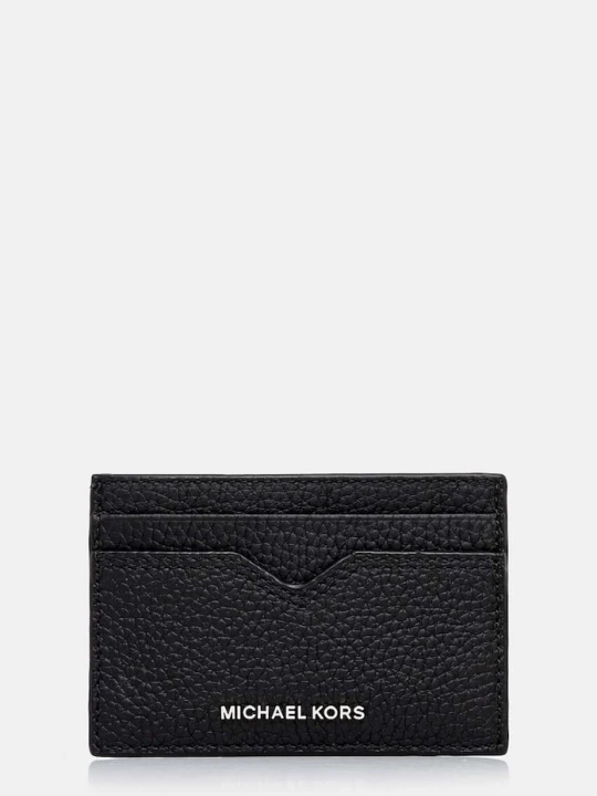 Zdjęcie produktu Michael Kors etui na karty skórzane czarny