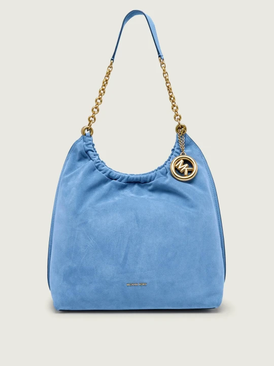 Zdjęcie produktu Michael Kors Hobo Lillie| zamsz błękitny