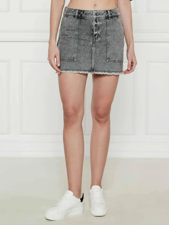 Zdjęcie produktu Michael Kors Jeansowa spódnica Frayd szary