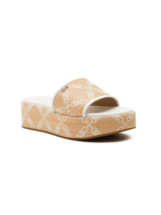 Zdjęcie produktu Michael Kors Klapki EMBER WEDGE beżowy