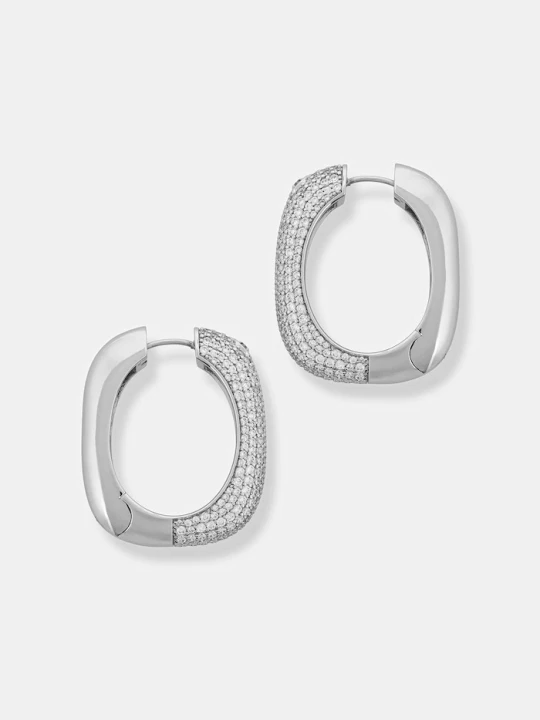 Zdjęcie produktu Michael Kors kolczyki damskie z cyrkonią srebrny