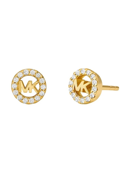 Zdjęcie produktu Michael Kors kolczyki srebrne złoty
