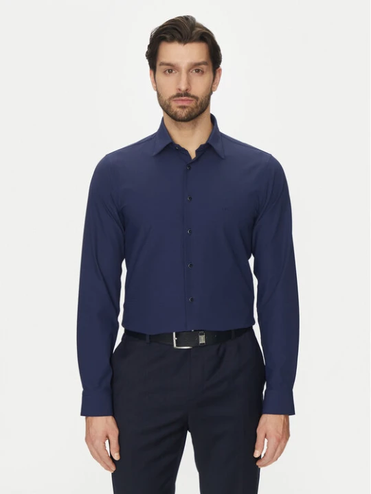 Zdjęcie produktu Michael Kors Koszula MK0DS01531 Granatowy Slim Fit