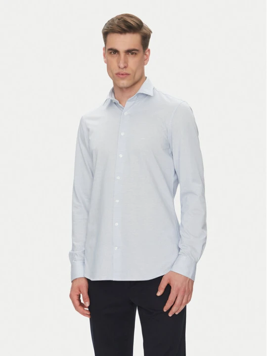 Zdjęcie produktu Michael Kors Koszula MK0DS01555 Błękitny Slim Fit Niebieski jasny