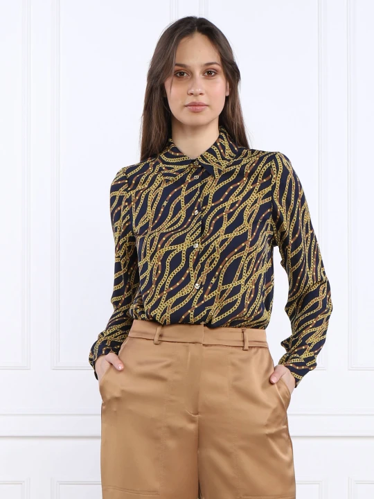 Zdjęcie produktu Michael Kors Koszula | Regular Fit | z dodatkiem jedwabiu złoty