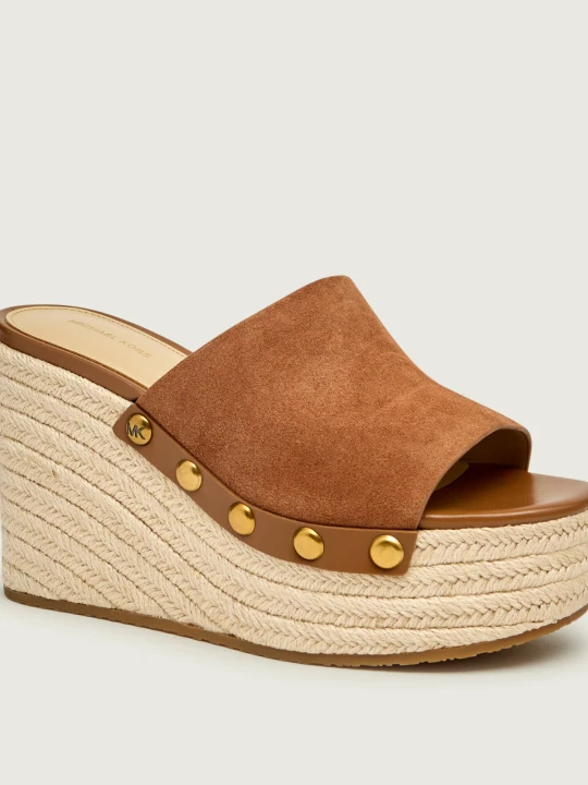 Zdjęcie produktu Michael Kors Koturny Mayes | zamsz brązowy
