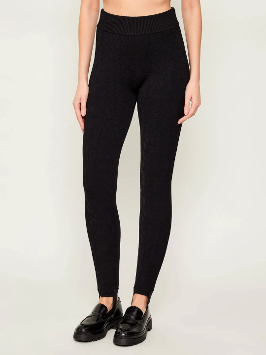 Zdjęcie produktu Michael Kors Legginsy EMBOSS | Slim Fit czarny