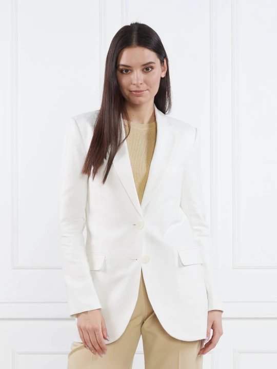 Zdjęcie produktu Michael Kors Lniana marynarka | Regular Fit biały