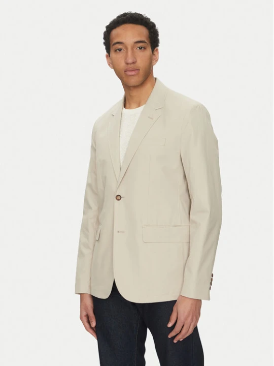 Zdjęcie produktu Michael Kors Marynarka CS5100THC2 Beżowy Slim Fit