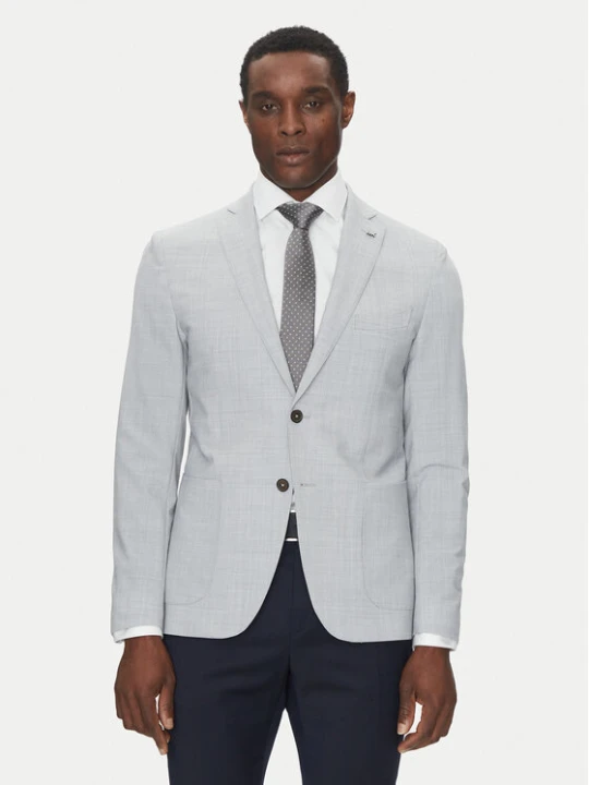 Zdjęcie produktu Michael Kors Marynarka MK0SB01025 Szary Slim Fit