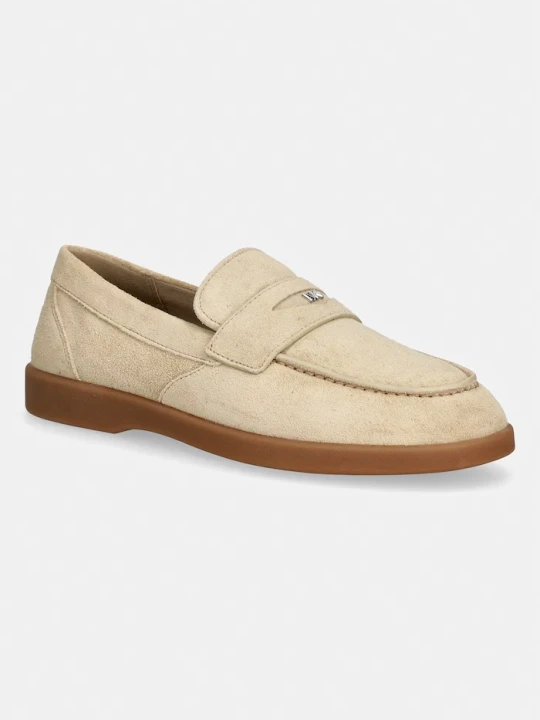 Zdjęcie produktu Michael Kors mokasyny męskie zamszowe Wesley Slip On beżowy