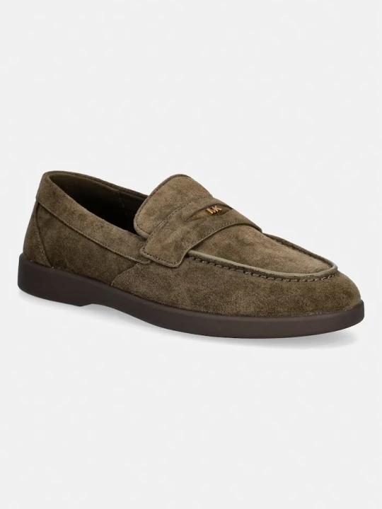 Zdjęcie produktu Michael Kors mokasyny męskie zamszowe Wesley Slip On zielony