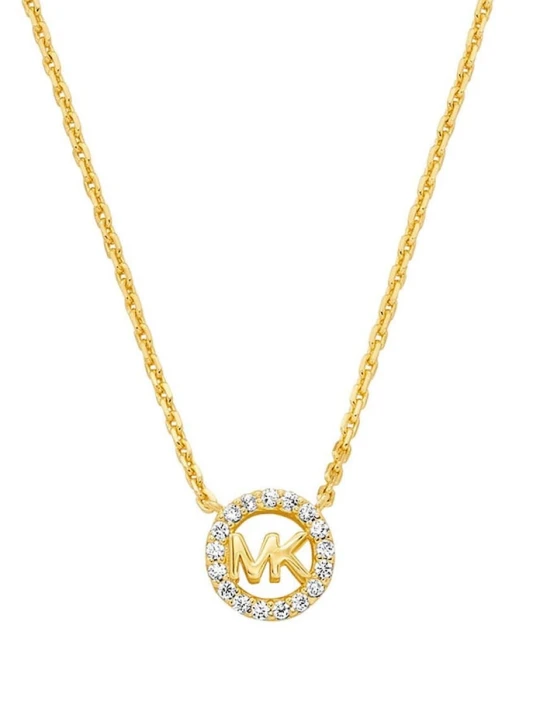 Zdjęcie produktu Michael Kors naszyjnik srebrny złoty
