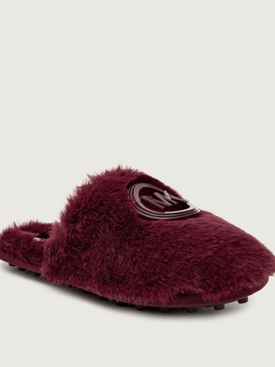Zdjęcie produktu Michael Kors Ocieplane obuwie domowe ADA bordowy