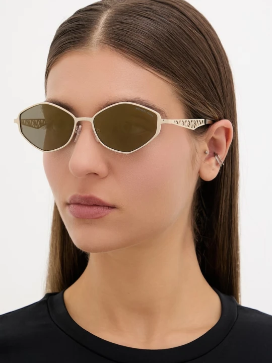 Zdjęcie produktu Michael Kors okulary przeciwsłoneczne damskie złoty