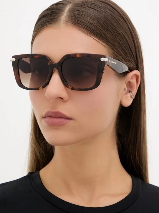 Zdjęcie produktu Michael Kors okulary przeciwsłoneczne damskie brązowy