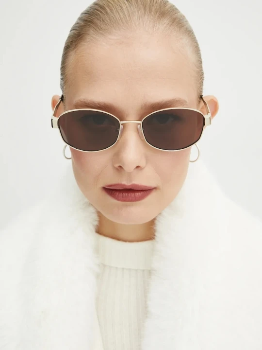 Zdjęcie produktu Michael Kors okulary przeciwsłoneczne złoty
