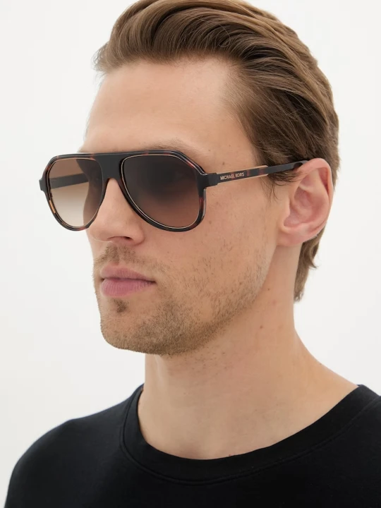 Zdjęcie produktu Michael Kors okulary przeciwsłoneczne męskie brązowy