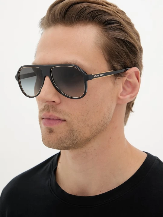 Zdjęcie produktu Michael Kors okulary przeciwsłoneczne męskie czarny