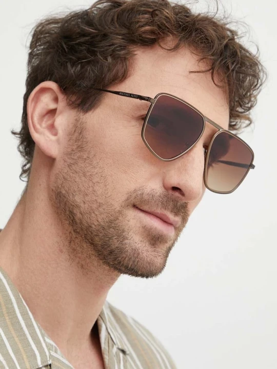 Zdjęcie produktu Michael Kors okulary przeciwsłoneczne SILVERTON brązowy