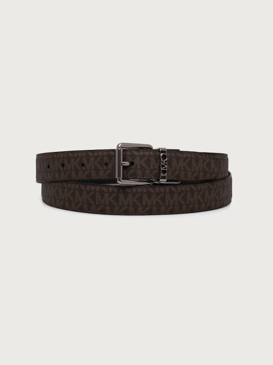 Zdjęcie produktu Michael Kors pasek dwustronny męski z imitacji skóry brązowy