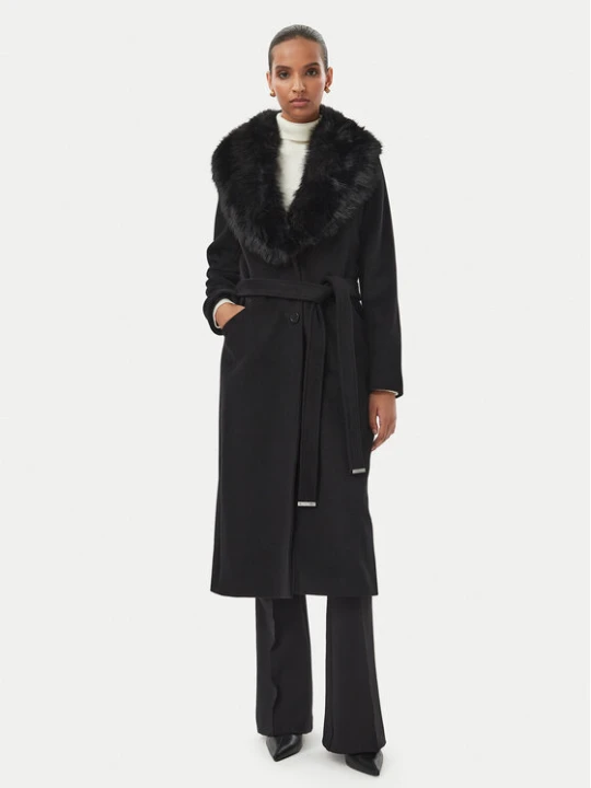 Zdjęcie produktu Michael Kors Płaszcz wełniany 77G7569M11 Czarny Regular Fit