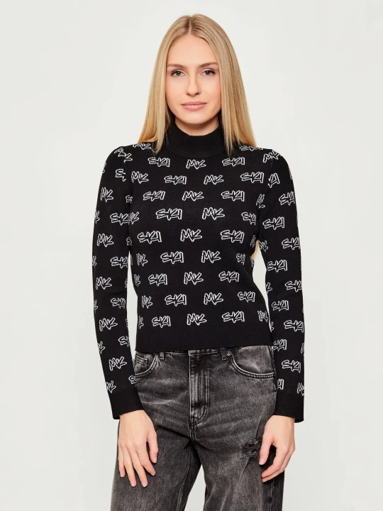 Zdjęcie produktu Michael Kors Półgolf | Slim Fit czarny