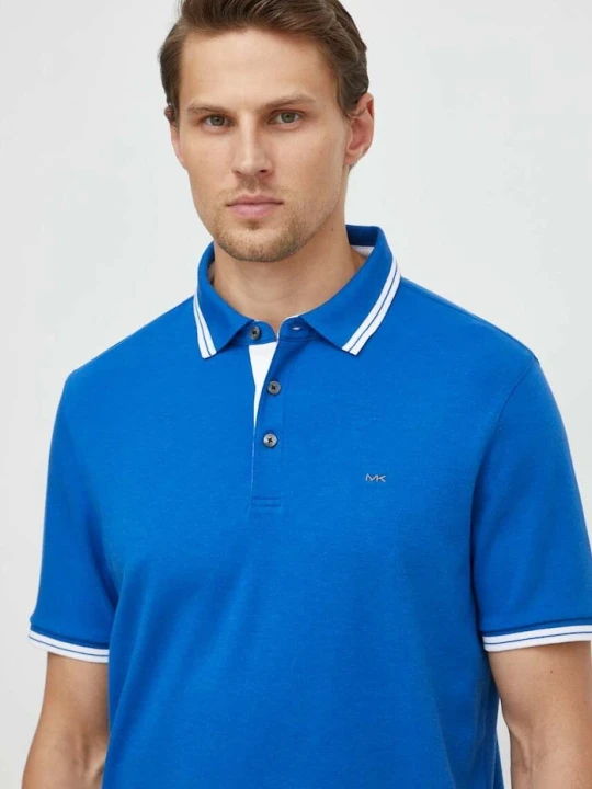 Zdjęcie produktu Michael Kors polo bawełniane niebieski