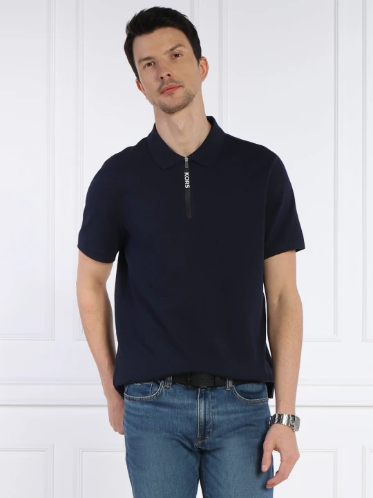 Zdjęcie produktu Michael Kors Polo SS ZIP LOGO | Regular Fit granatowy