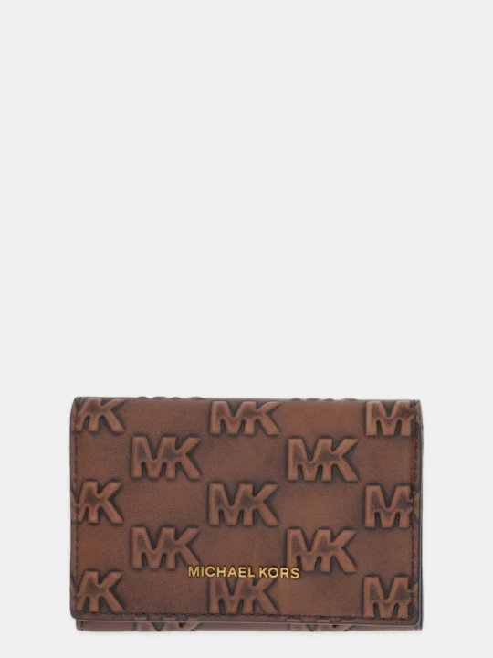 Zdjęcie produktu Michael Kors portfel skórzany brązowy