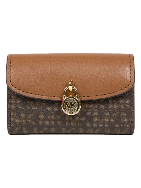 Zdjęcie produktu Michael Kors Portfel w kolorze brązowo-jasnobrązowym - 12 x 8 x 4 cm rozmiar: onesize