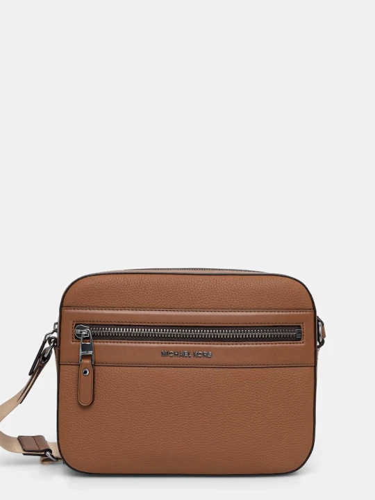 Zdjęcie produktu Michael Kors saszetka męska z imitacji skóry brązowy