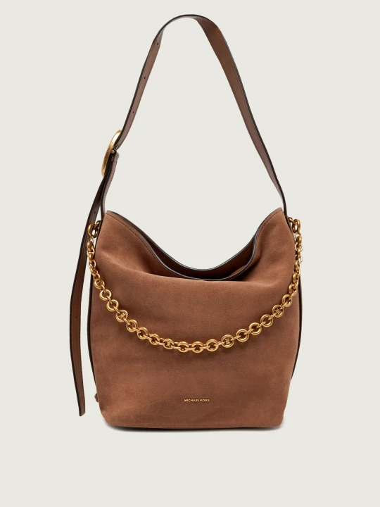 Zdjęcie produktu Michael Kors Shopperka Nolita | zamsz brązowy
