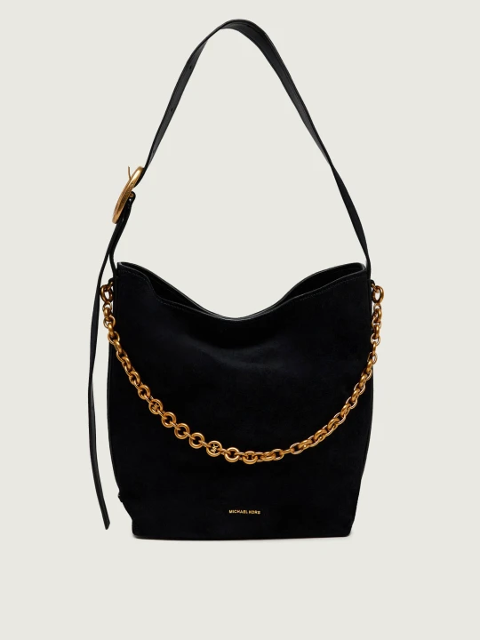 Zdjęcie produktu Michael Kors Shopperka Nolita | zamsz czarny
