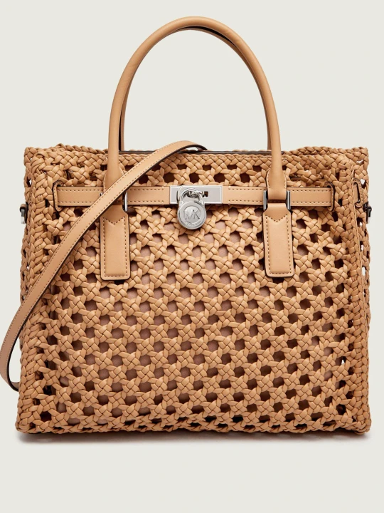 Zdjęcie produktu Michael Kors Shopperka + saszetka Hamilton Moderne brązowy