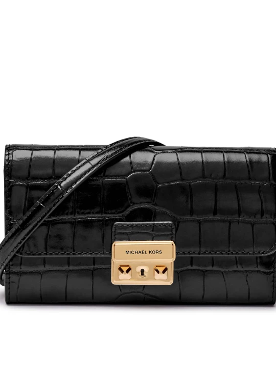 Zdjęcie produktu Michael Kors Skórzana kopertówka czarny