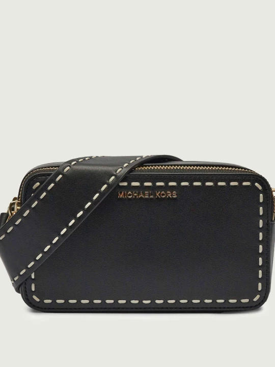 Zdjęcie produktu Michael Kors Skórzana listonoszka czarny