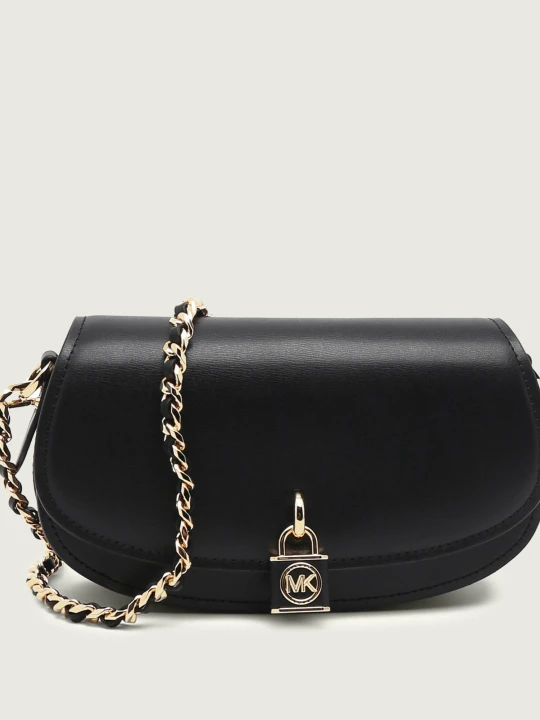 Zdjęcie produktu Michael Kors Skórzana listonoszka czarny