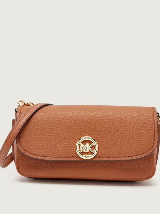 Zdjęcie produktu Michael Kors Skórzana listonoszka NOLITA brązowy