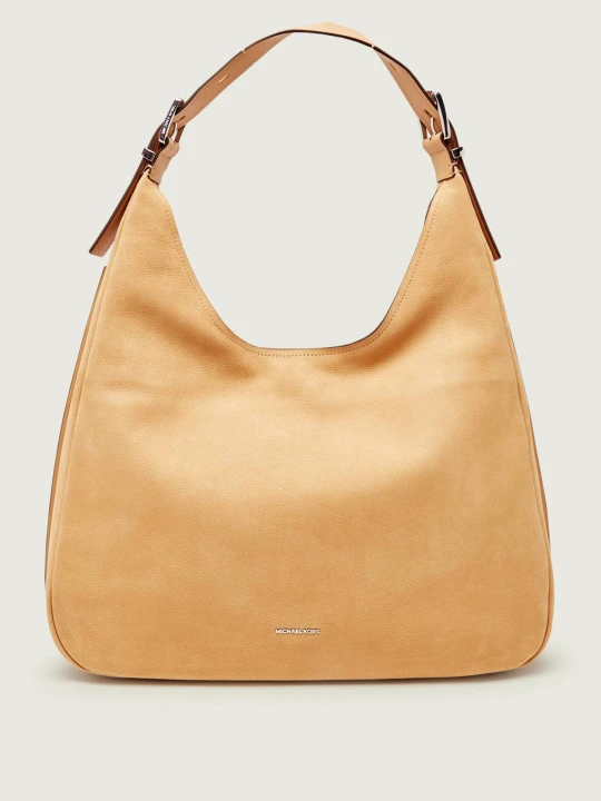 Zdjęcie produktu Michael Kors Skórzana shopperka Nolita beżowy