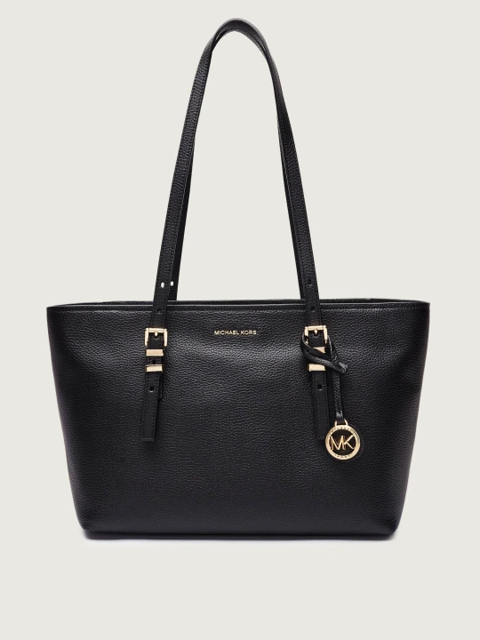 Zdjęcie produktu Michael Kors Skórzana shopperka Quinn czarny