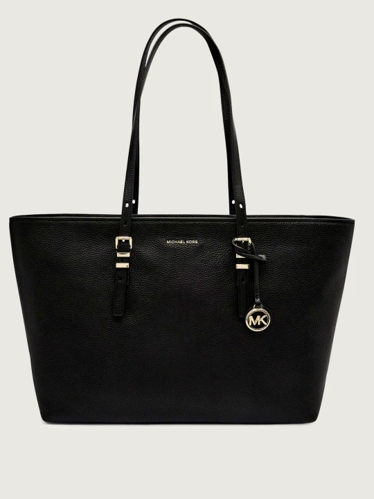 Zdjęcie produktu Michael Kors Skórzana shopperka QUINN czarny