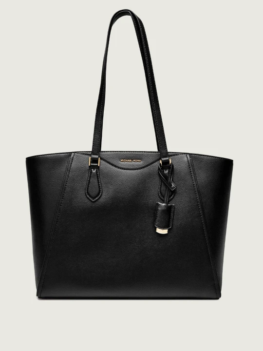 Zdjęcie produktu Michael Kors Skórzana shopperka Taryn czarny